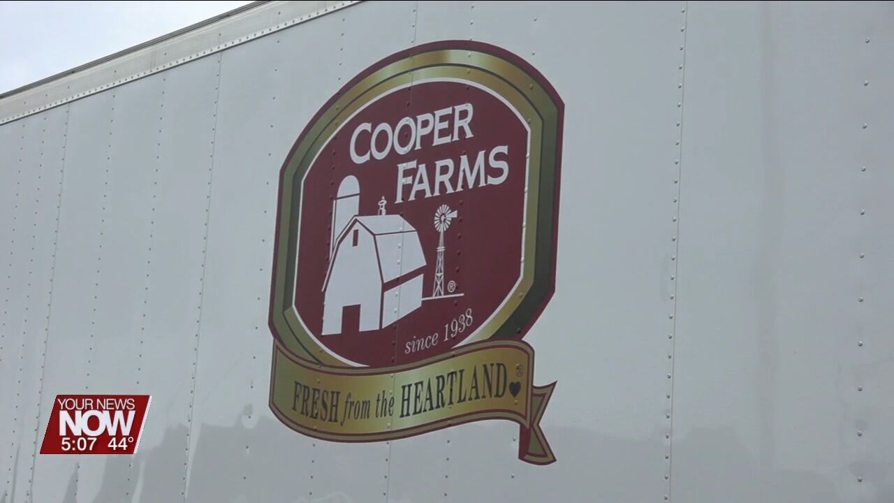 Cooper Farms donates 54,000 eggs to the West Ohio Food Bank